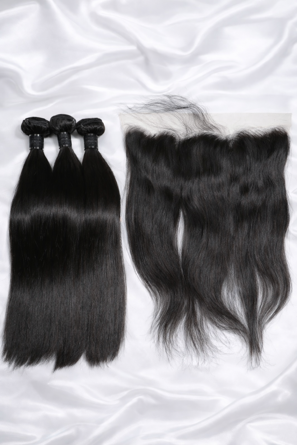 Straight Hair Bundle 13 x4" Frontal